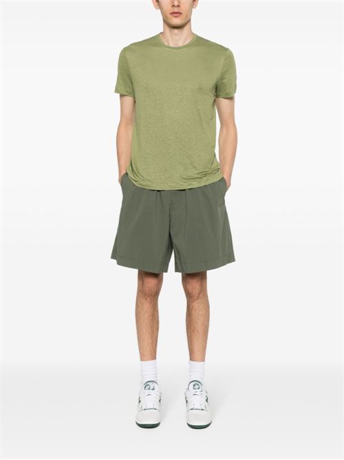 t-shirt uomo lino MAJESTIC FILATURES | M011HTS154155